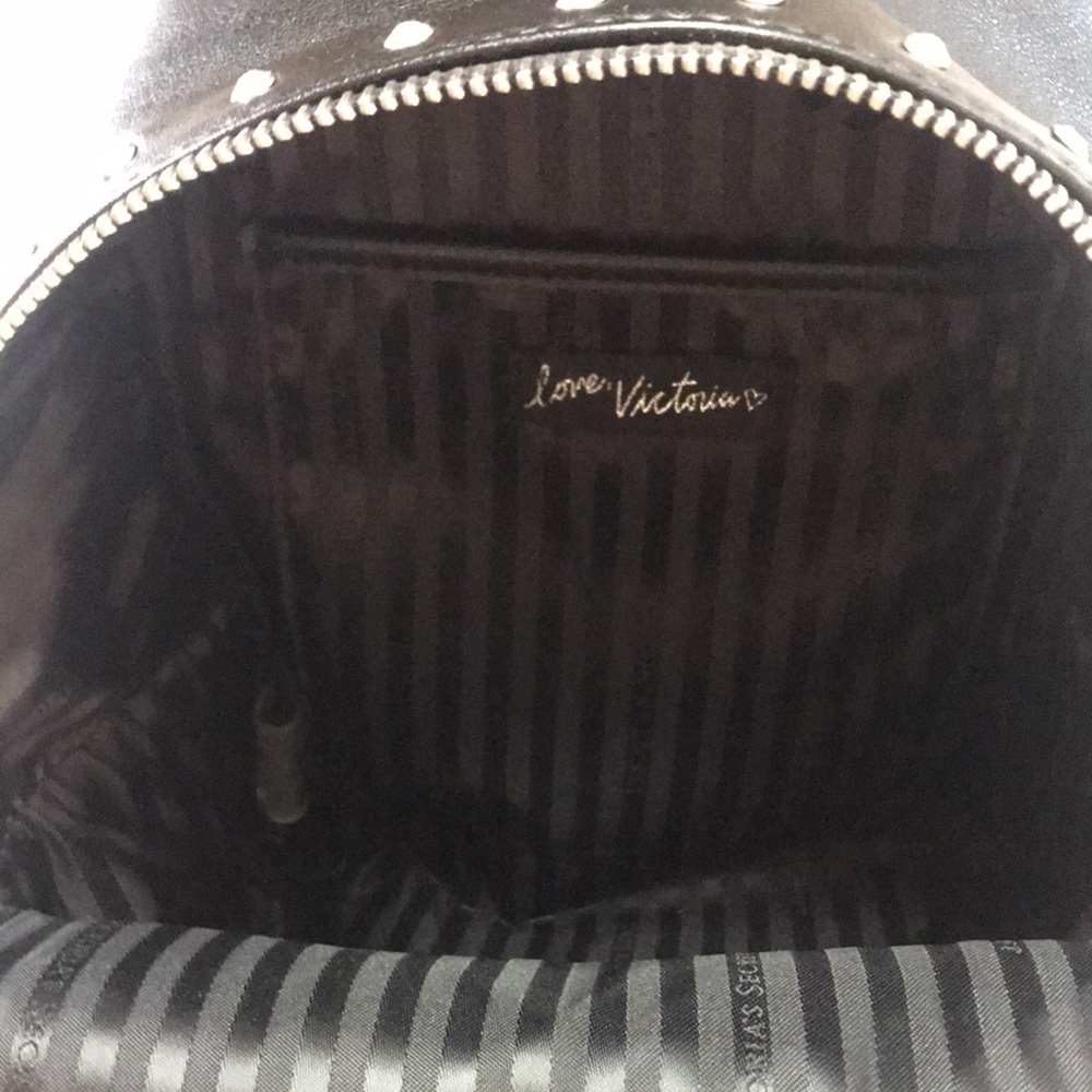 Victoria Secret Black Back Pack Rhinestone - Picture 3 of 8